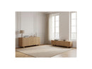 Conjunto Con Aparador + Mueble TV - Malo - Chapa De Roble Macizo