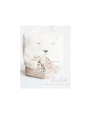 Chaussons Bébé Souples Fourrés Antidérapants Mini-Arthur - Cuir Rose Nude - Fille