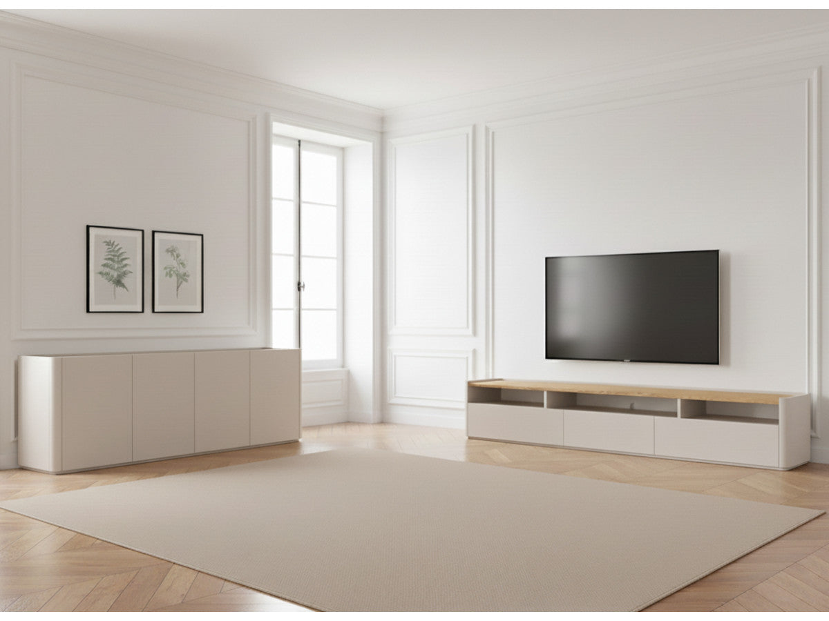 Anyra - Ensemble Avec Buffet 200 Cm + Meuble Tv 200 Cm