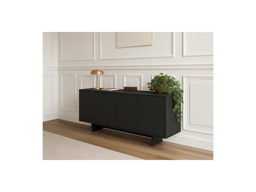 Esteban - 4-Door Sideboard - Geometric Shapes