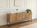 Naomie - Buffet 4 Portes - Bois Massif D'Acacia