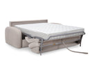 Kenan - Canapé Droit Convertible - Ouverture Express Tissu Bouclette