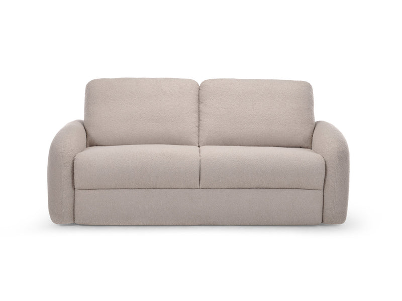 Kenan - Canapé Droit Convertible - Ouverture Express Tissu Bouclette