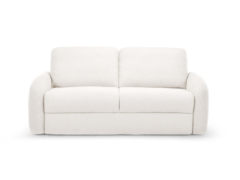 Kenan - Canapé Droit Convertible - Ouverture Express Tissu Bouclette