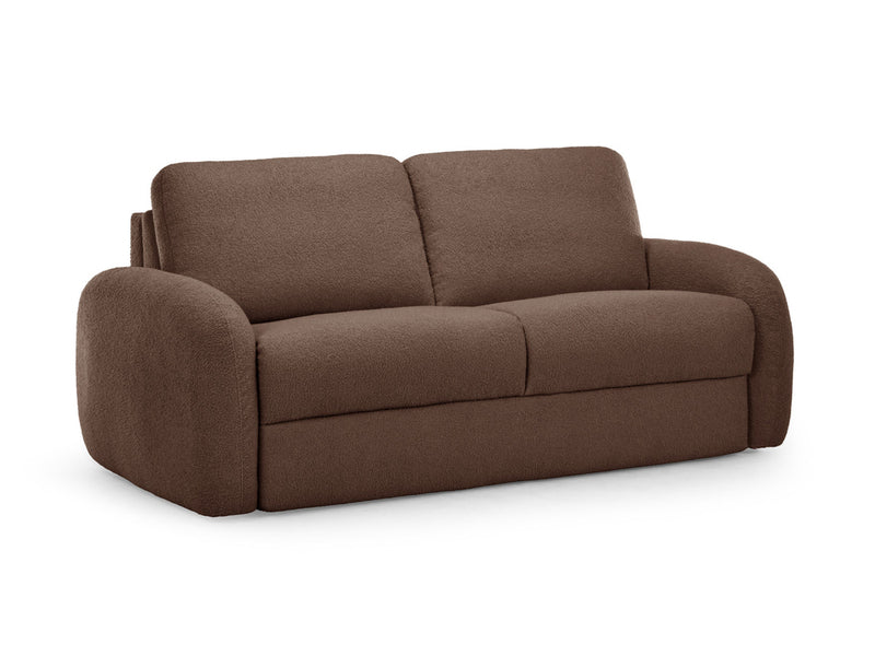 Kenan - Canapé Droit Convertible - Ouverture Express Tissu Bouclette