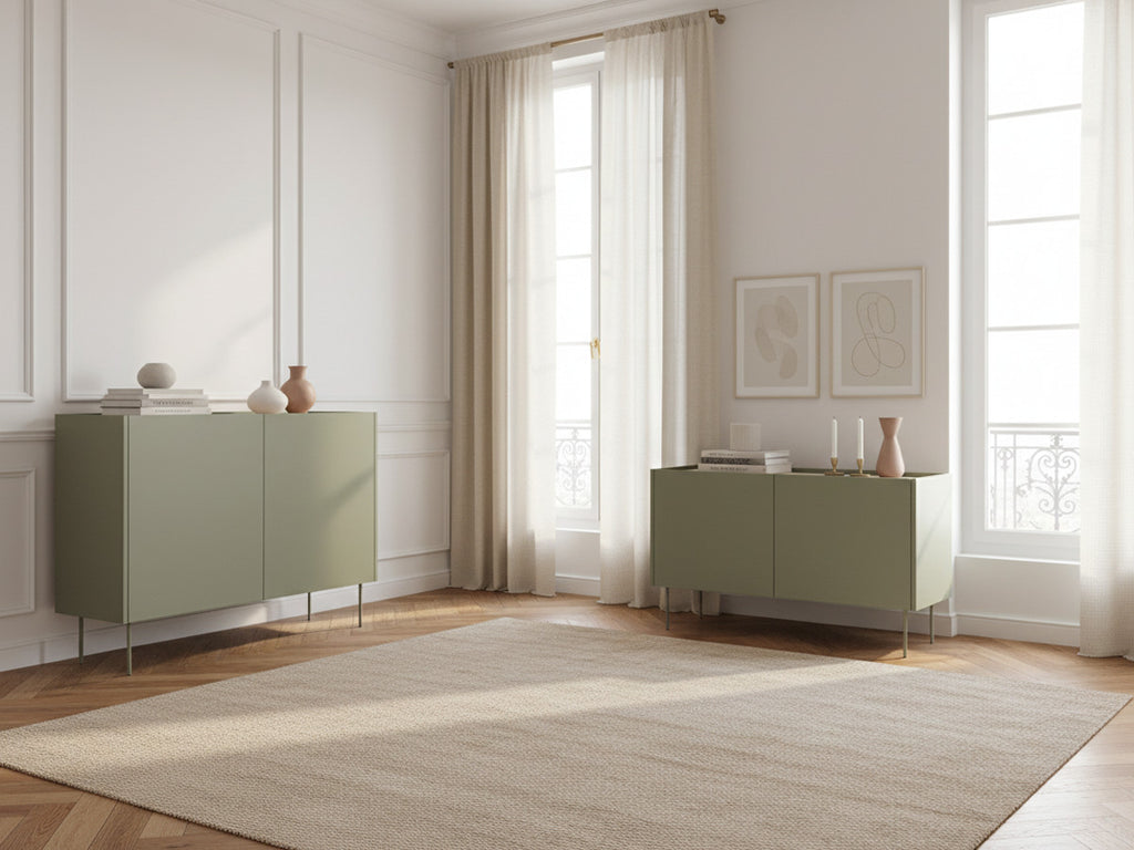 Atlas - Ensemble Avec Buffet 120 Cm + Meuble Tv 120 Cm