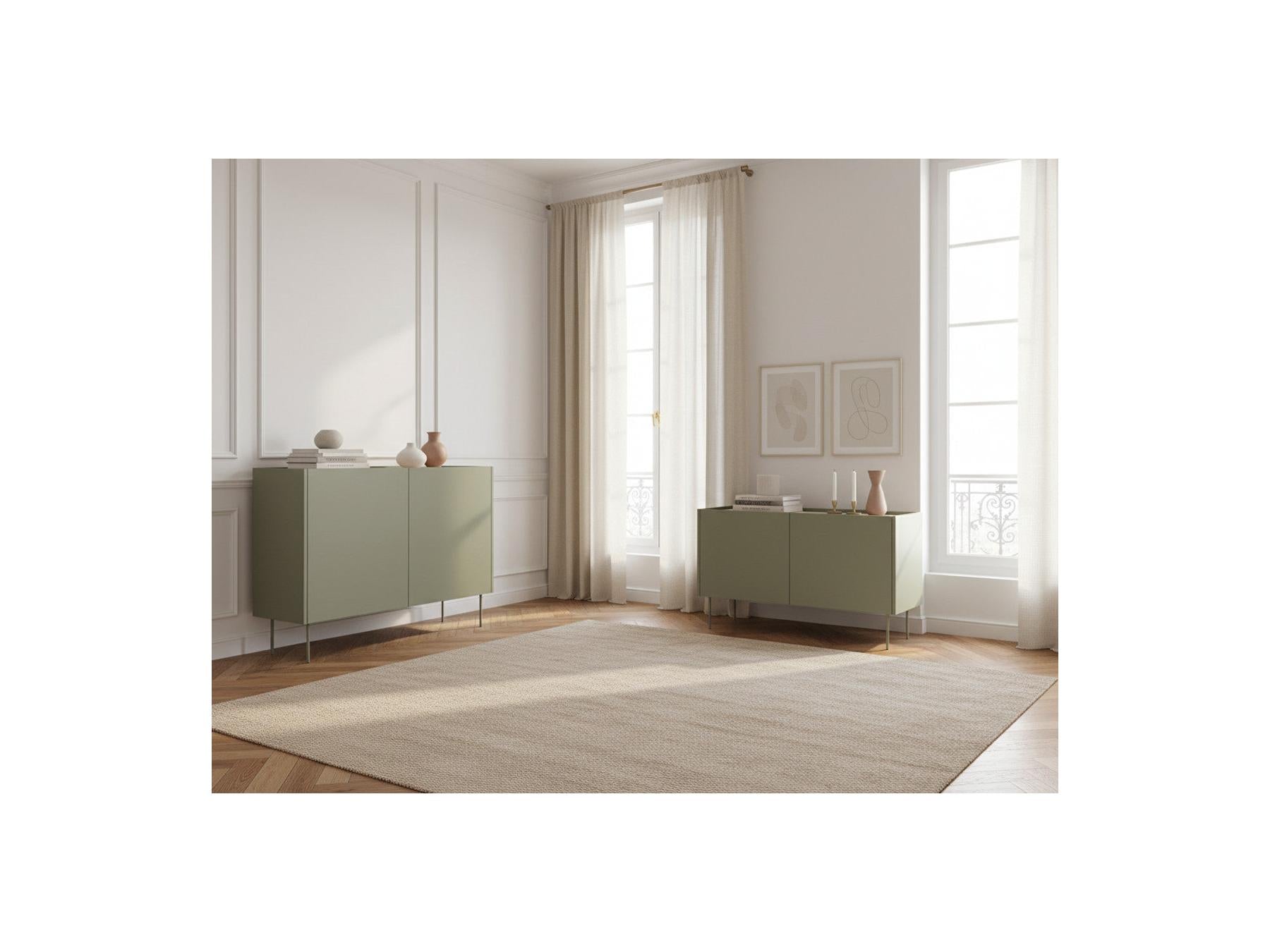 Atlas - Ensemble Avec Buffet 120 Cm + Meuble Tv 120 Cm