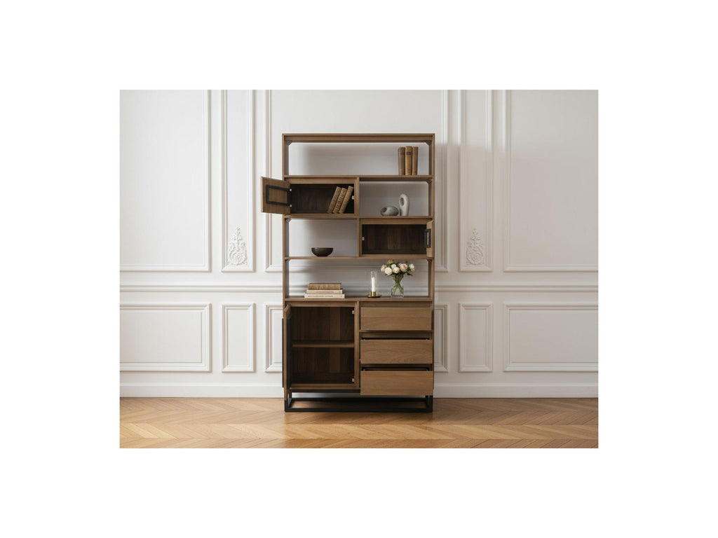 Bergerac - Bibliothèque H.190 Cm Bois Massif De Manguier