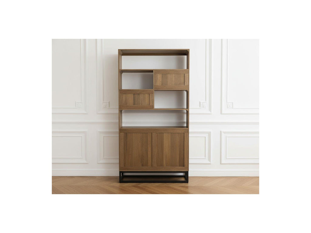 Bergerac - Bibliothèque H.190 Cm Bois Massif De Manguier