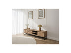 Bergerac - Conjunto con aparador de 190 cm + mueble de TV de 200 cm de madera maciza de mango