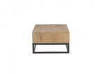 Bergerac - Coffee Table with 2 Compartments 110 cm Solid Mango Wood
