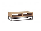 Bergerac - Coffee Table with 2 Compartments 110 cm Solid Mango Wood