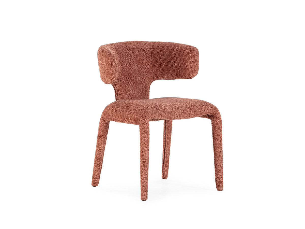 Sasha - Set - With Beige Oval Dining Table + Mila Textured Fabric Chairs - Set of 6 Chairs