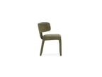 Sasha - Set - With Beige Oval Dining Table + Mila Textured Fabric Chairs - Set Of 4 Chairs
