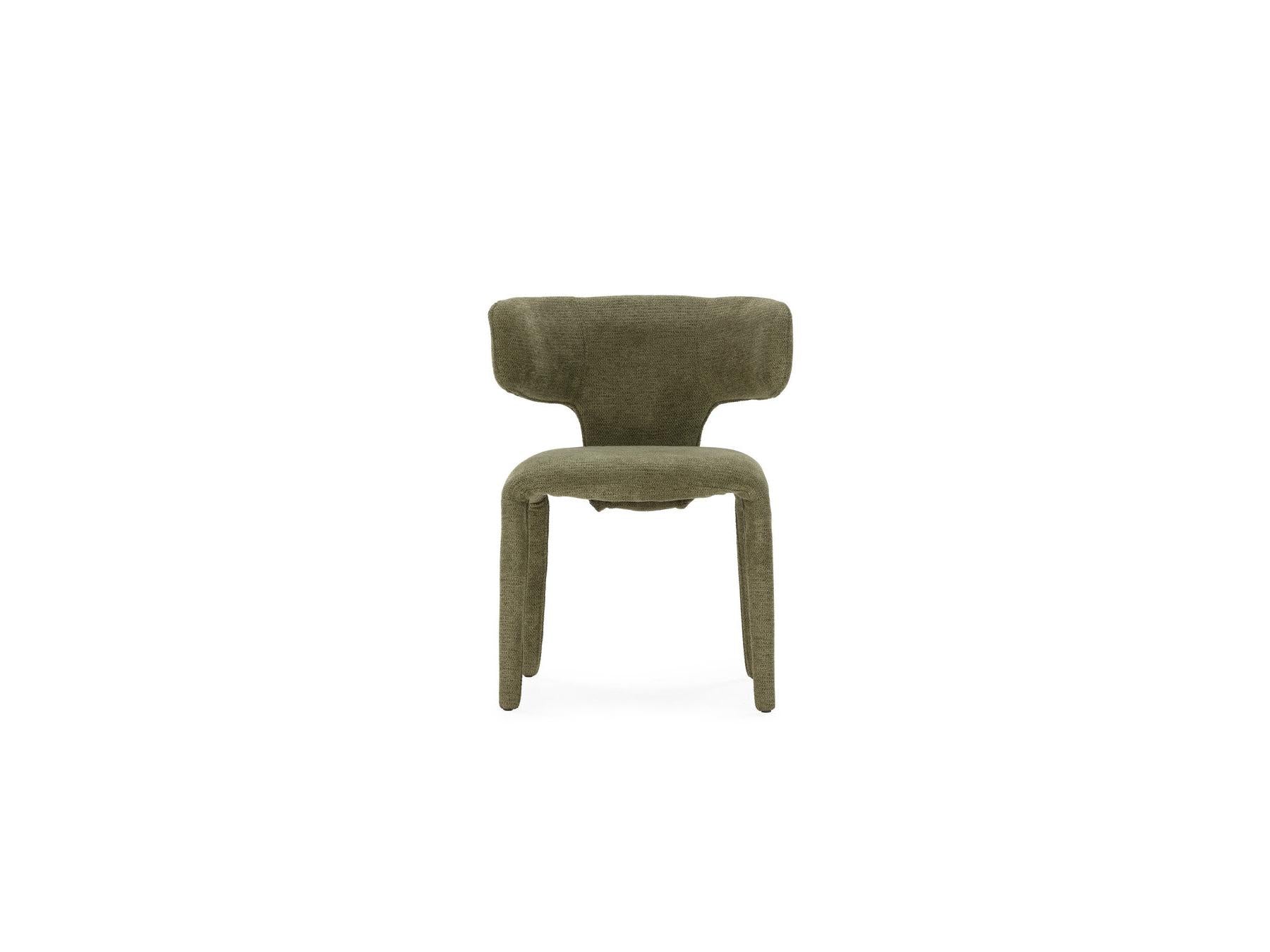Sasha - Set - With Beige Oval Dining Table + Mila Textured Fabric Chairs - Set Of 4 Chairs