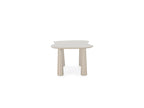 Sasha - Set - With Beige Oval Dining Table + Mila Textured Fabric Chairs - Set of 6 Chairs