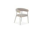 Rosa - Set of 2 Chairs - Beige Velvet Fabric