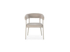 Rosa - Set of 2 Chairs - Beige Velvet Fabric