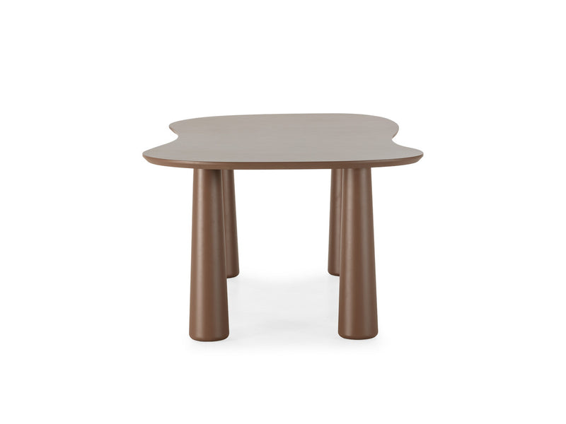 Sasha - Table À Manger Ovale - Marron