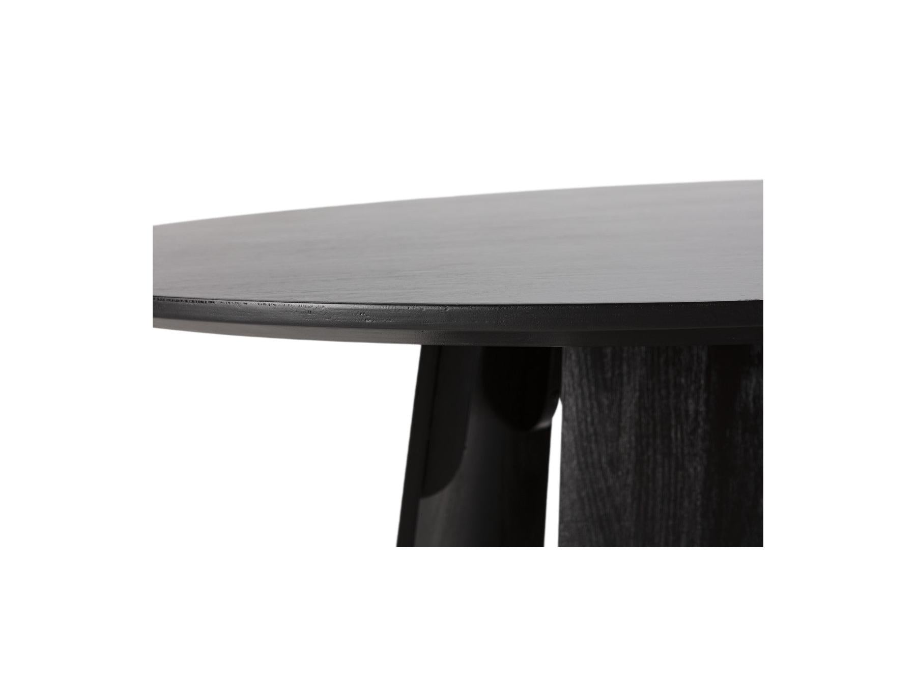 Gaston - Mesa de comedor redonda - Chapa de roble