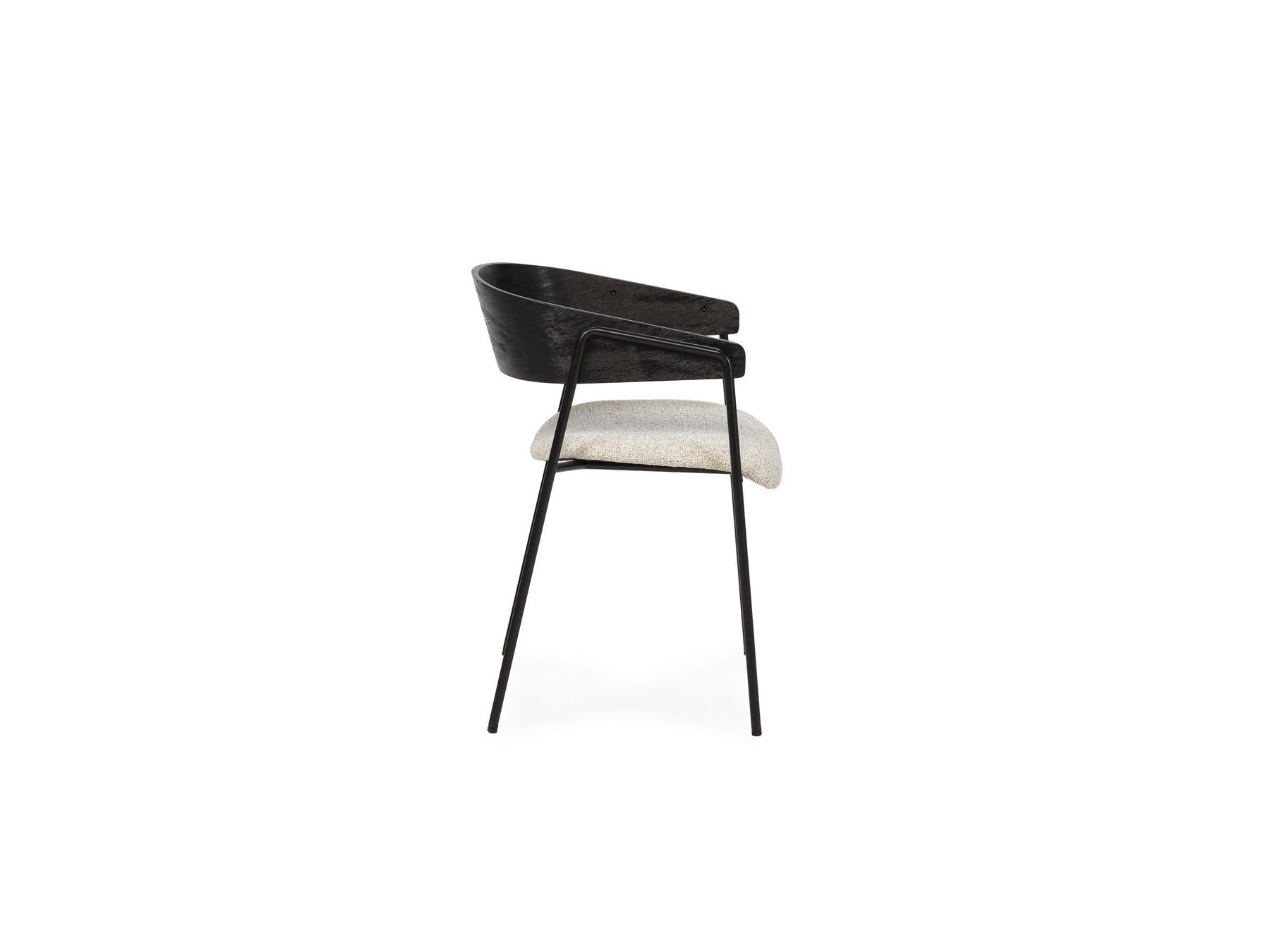 Soren - Lot De 2 Chaises - Tissu Texturé