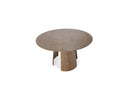 Gaston - Set - With Round Oak Veneer Dining Table + 4 Pia Chairs