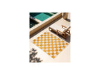 Gaelle - Low-Pile Rug - Checkerboard Pattern - Yellow