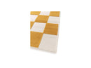 Tapis Poils Ras - Gaelle - Motif Damier - Jaune