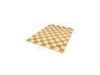 Gaelle - Low-Pile Rug - Checkerboard Pattern - Yellow