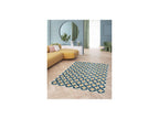 Isaure - Tapis Poils Ras - Motif Abstrait - Bleu