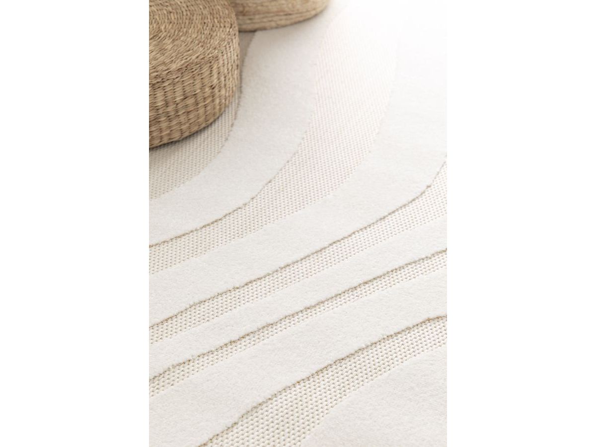 Noelia - Noelia Low-Pile Rug Abstract Pattern - Beige