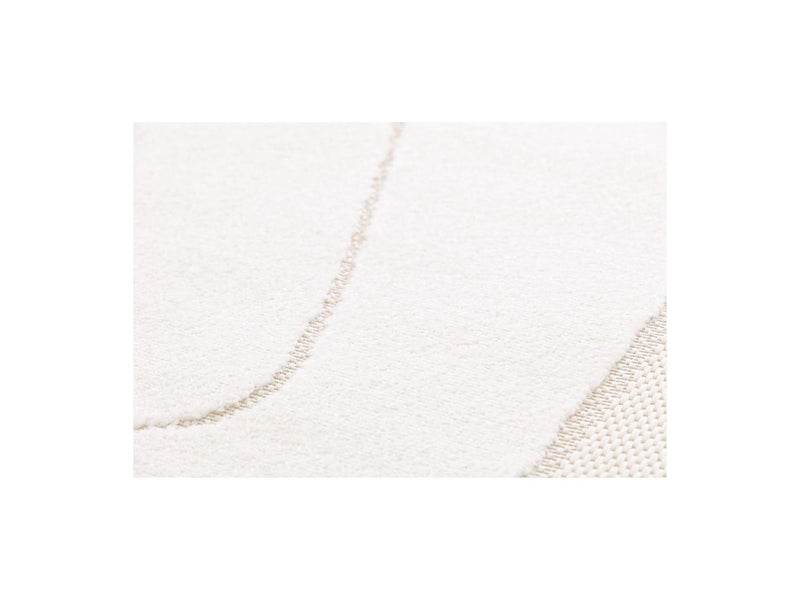 Kaia - Short Pile Rug - Abstract Pattern - Beige