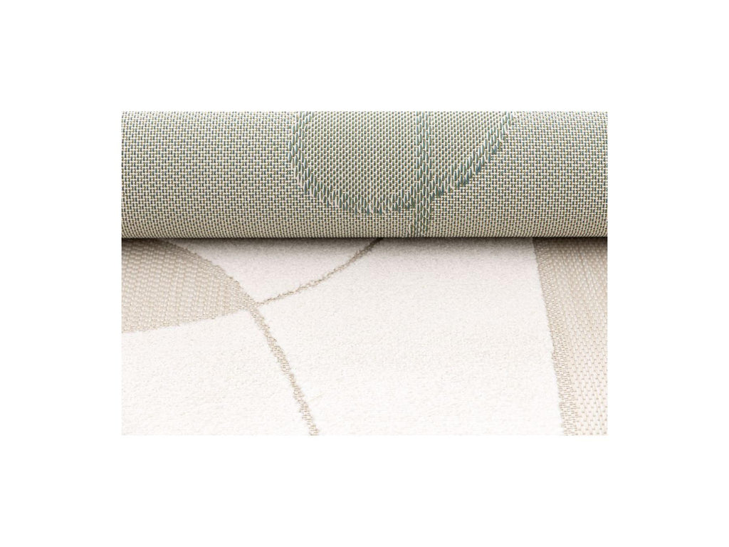Kaia - Alfombra de pelo corto - Motivo abstracto - Beige