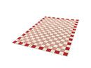 Myrlie - Tapis Poils Ras Myrlie Motif Damier - Rose