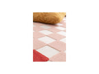 Myrlie - Myrlie Low-Pile Rug with Check Pattern - Pink
