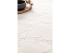 Owen - Tapis Poils Ras Motif Abstrait - Blanc