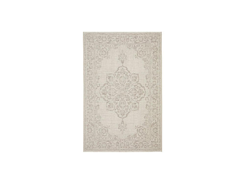 Sami - Alfombra tejida plana - Diseño vintage - Gris