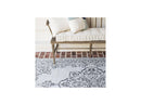 Sami - Tapis Tissé Plat - Motif Vintage - Noir