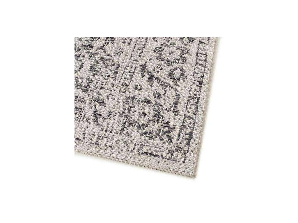 Sami - Flat Woven Rug - Vintage Pattern - Black