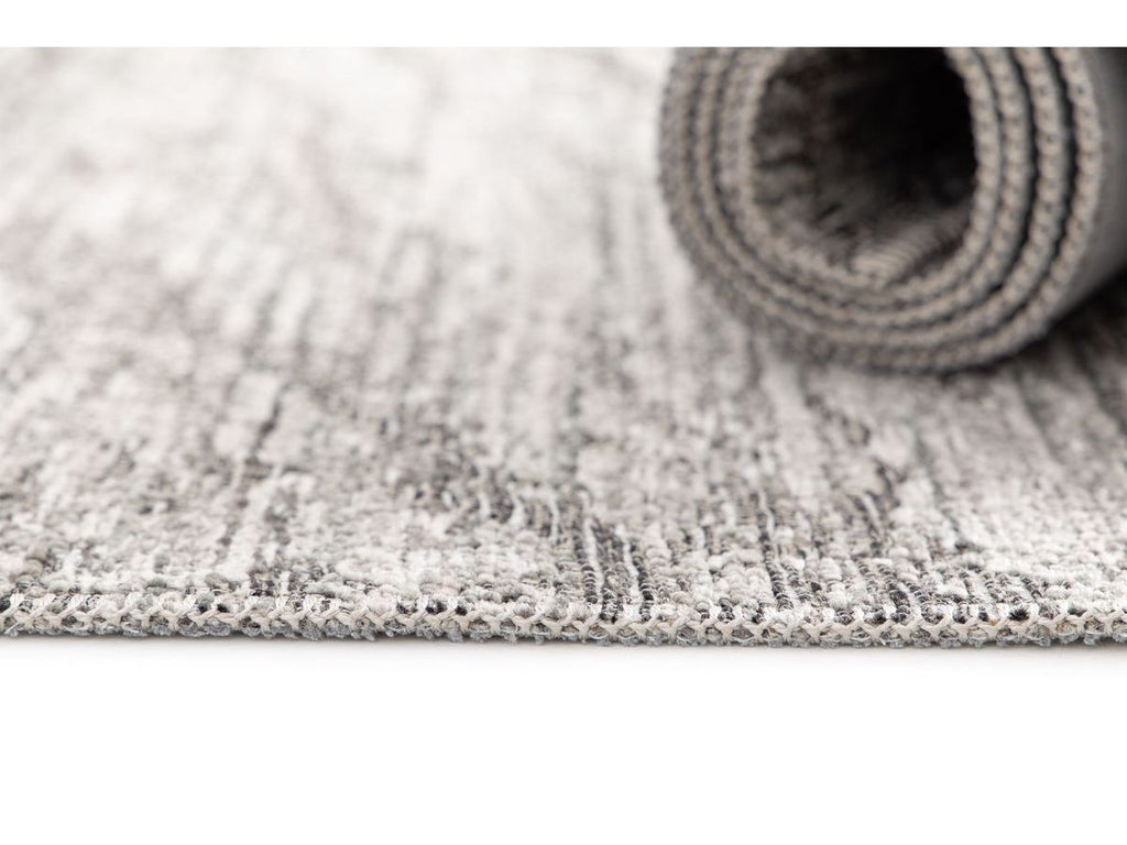 Calie - Tapis Tissage Gobelin - Uni - Gris