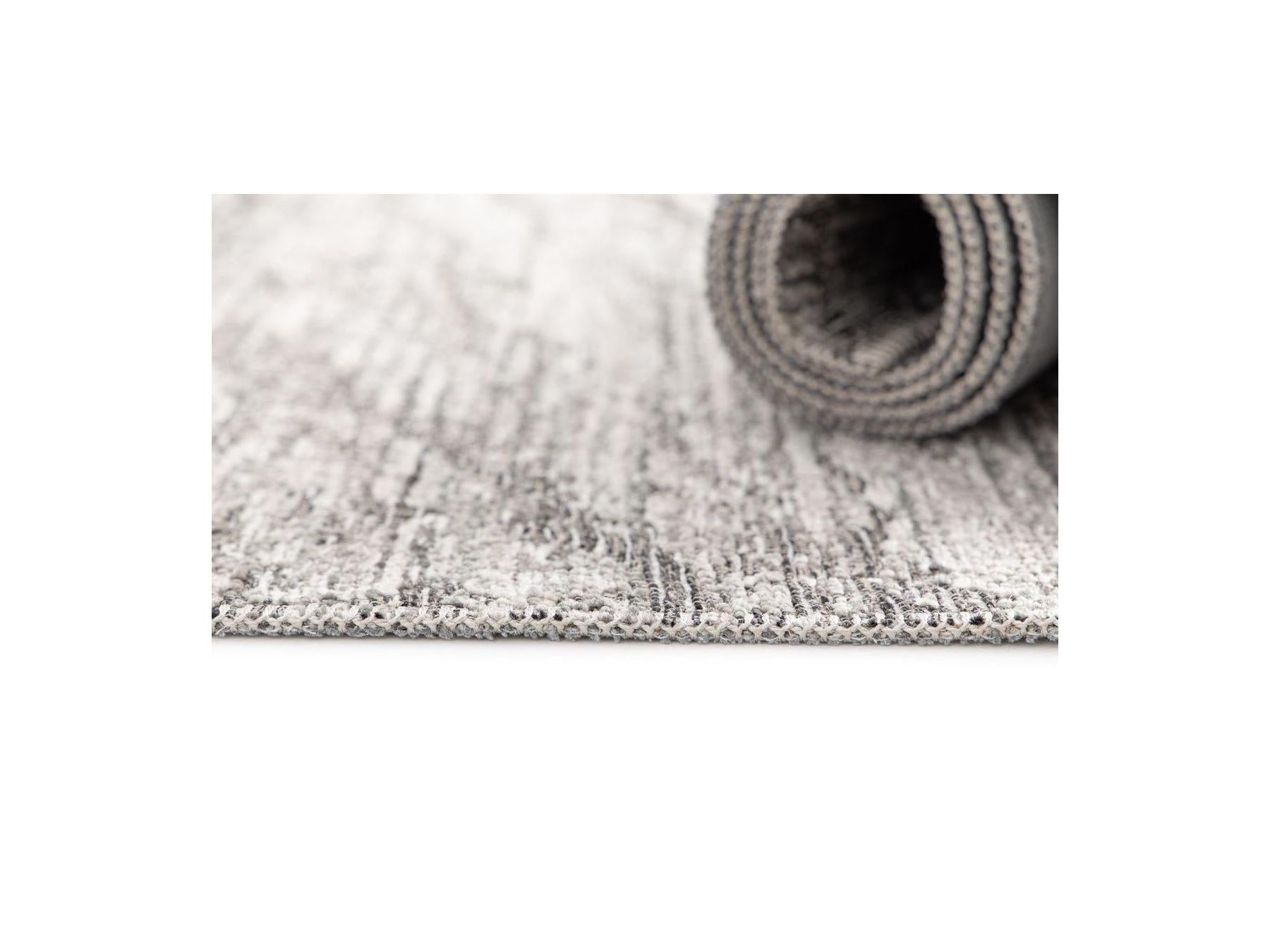 Calie - Tapis Tissage Gobelin - Uni - Gris