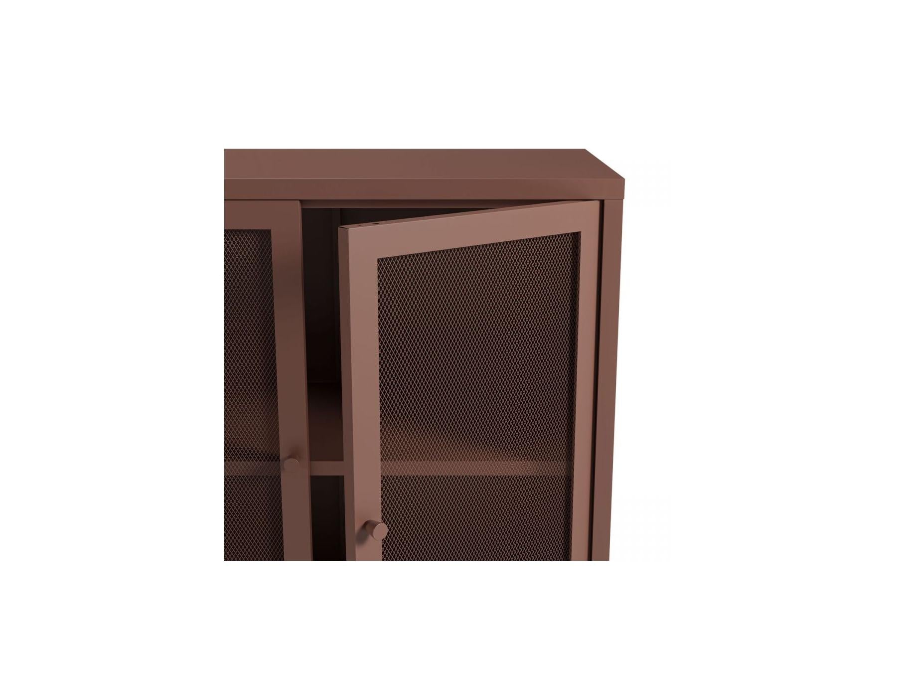 Clara - 4-Door 160 cm Metal TV Unit + 3-Door 120 cm Metal Sideboard Limited Edition