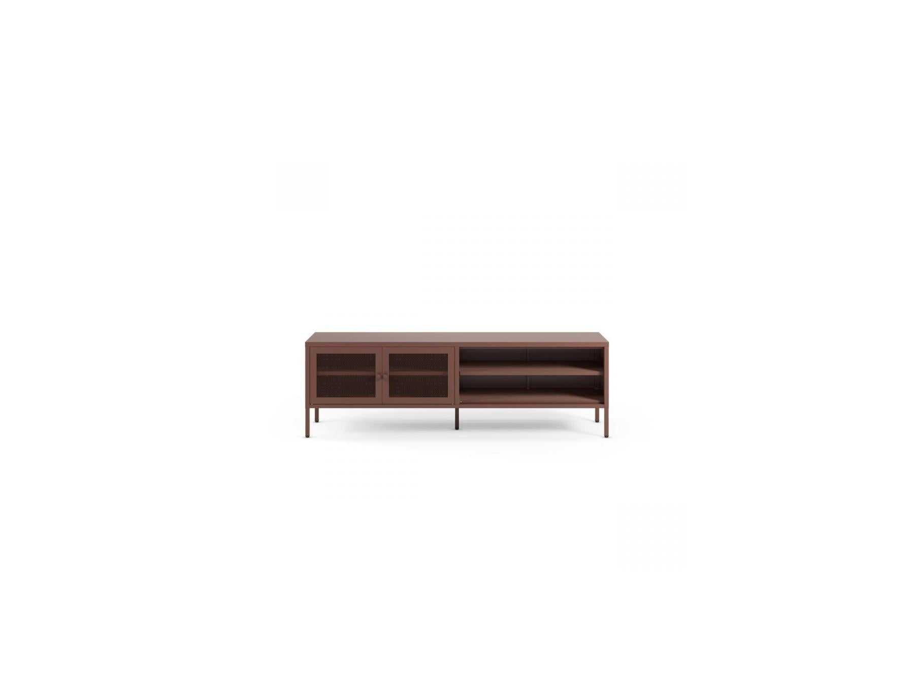 Clara - TV Unit 2 Doors 2 Compartments - Metal Limited Edition