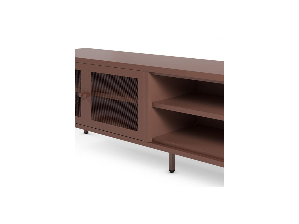 Clara - TV Unit 2 Doors 2 Compartments - Metal Limited Edition