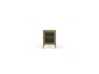 Clara - Set of 2 1-Door Bedside Tables - Limited Edition Metal
