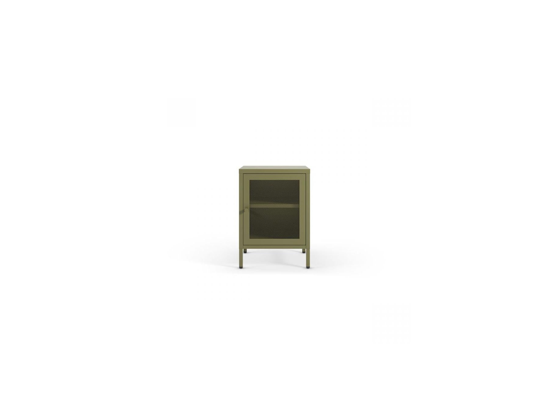 Clara - Set of 2 1-Door Bedside Tables - Limited Edition Metal