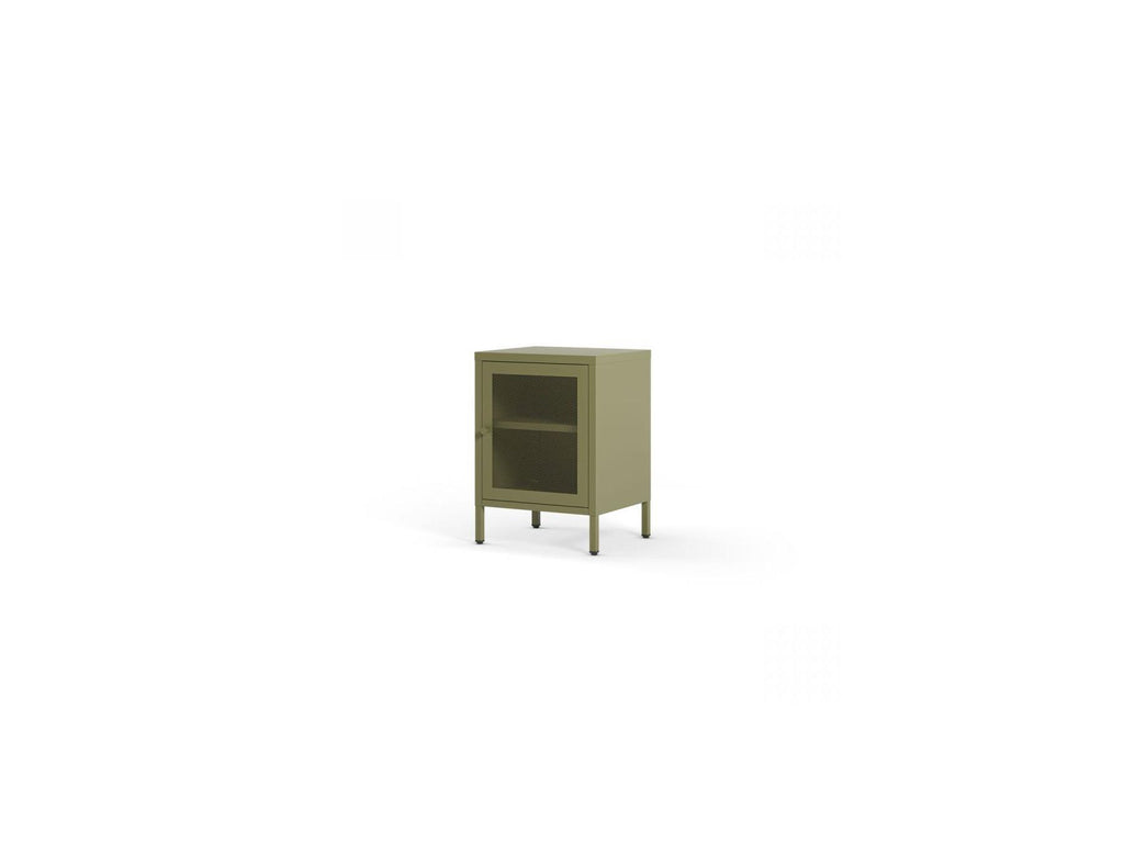 Clara - Set of 2 1-Door Bedside Tables - Limited Edition Metal