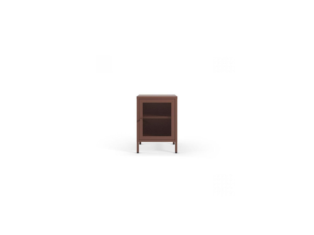 Clara - Set of 2 1-Door Bedside Tables - Limited Edition Metal
