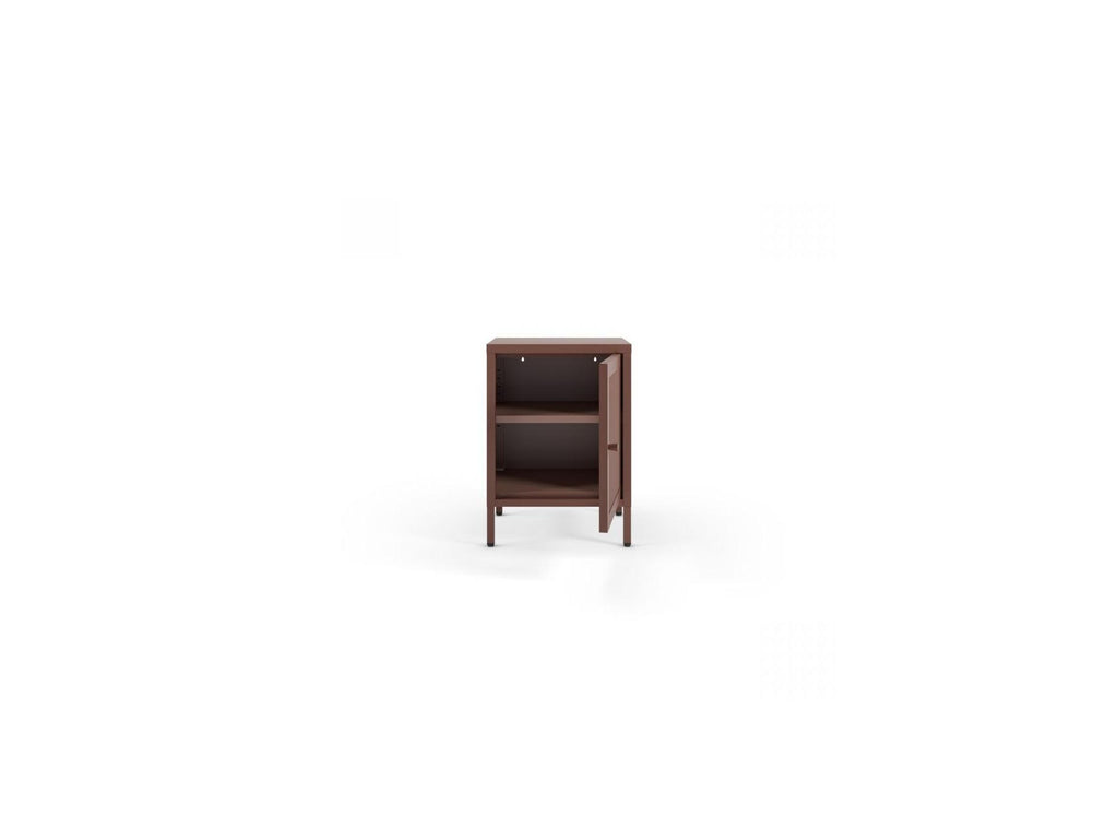 Clara - Set of 2 1-Door Bedside Tables - Limited Edition Metal