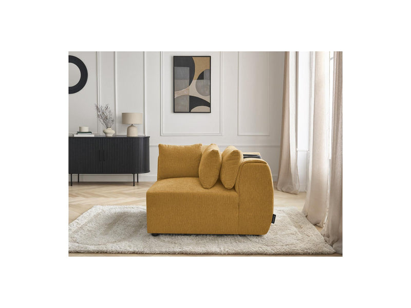 Jana - Angle Avec Têtière Pour Canapé Modulable - Tissu Texturé